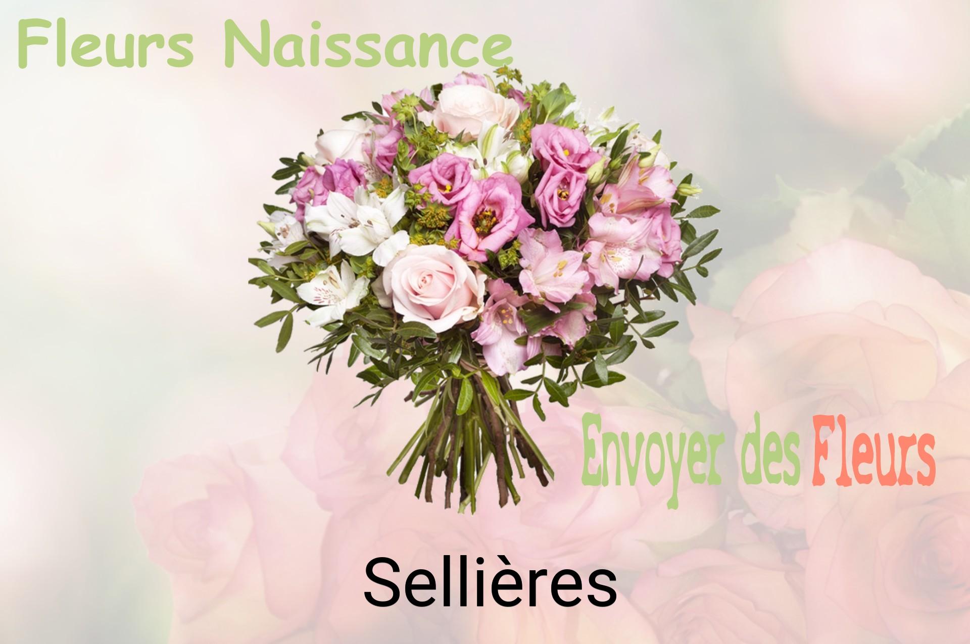 Bouquet de fleurs de naissance livré à Sellières